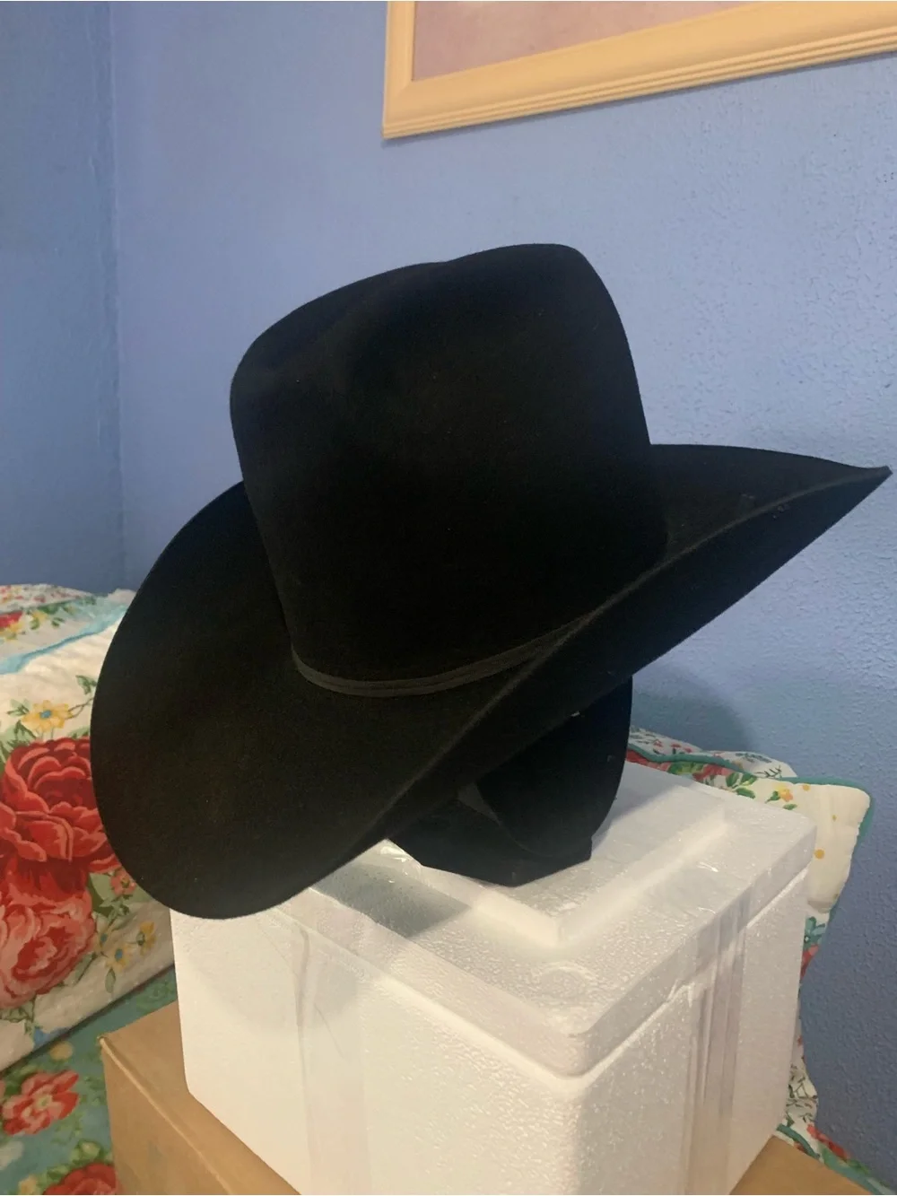 Resistol The Ryon 5X Beaver Black Cowboy Hat Size 7